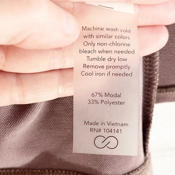 Calia by Carrie Underwood Dusty Mauve Drape Front Vest Women's Size XS - Picture 6 of 6